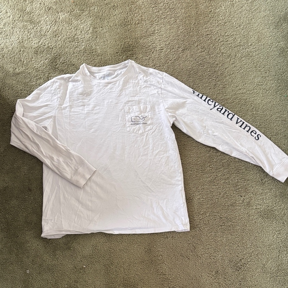 Vineyard Vines Classic White Long Sleeve Tee